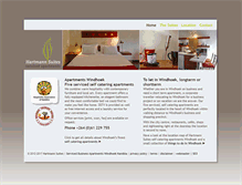 Tablet Screenshot of hartmannsuites.com